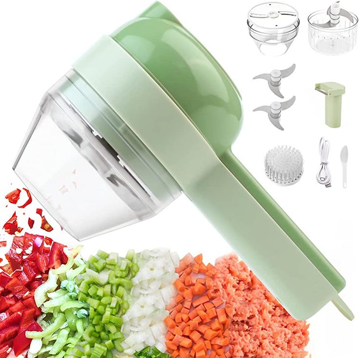Picador Eléctrico Multifuncional CutterPro 🍅🔪; - Shopiahorra