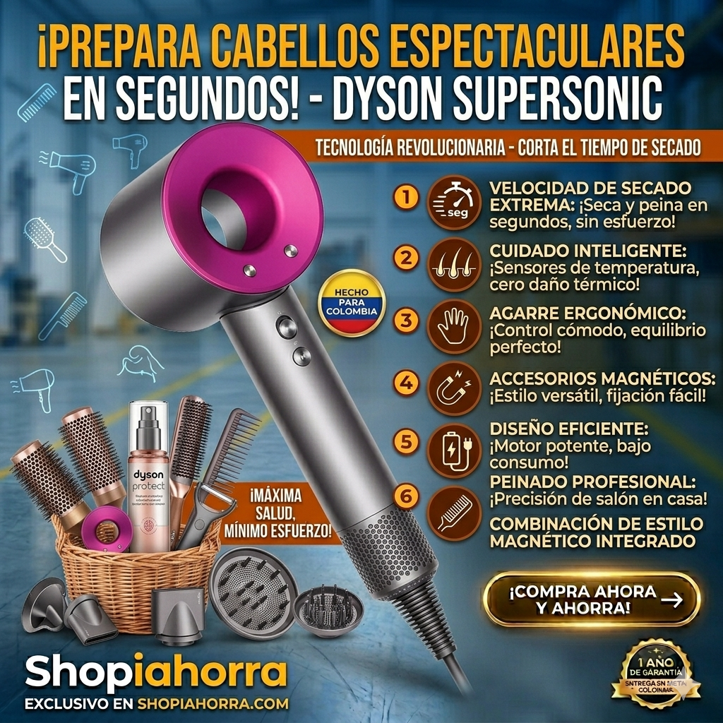 Secador De Cabello Dyson Supersonico - Shopiahorra