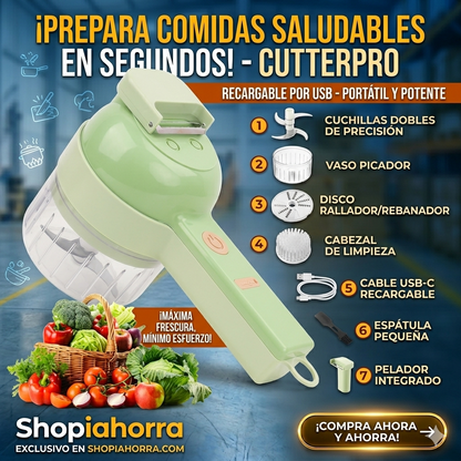 Picador Eléctrico Multifuncional CutterPro 🍅🔪; - Shopiahorra
