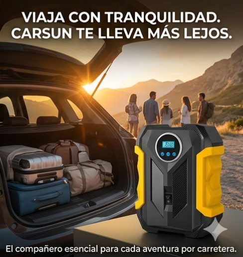 COMPRESOR DE AIRE CARSUN PORTATIL Shopiahorra