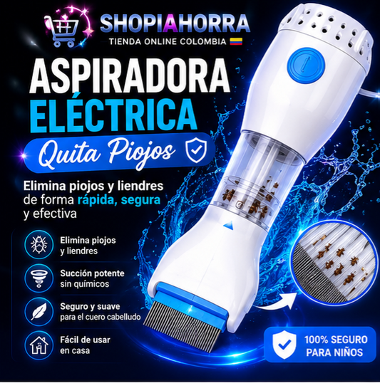 Aspiradora eléctrica quita piojos