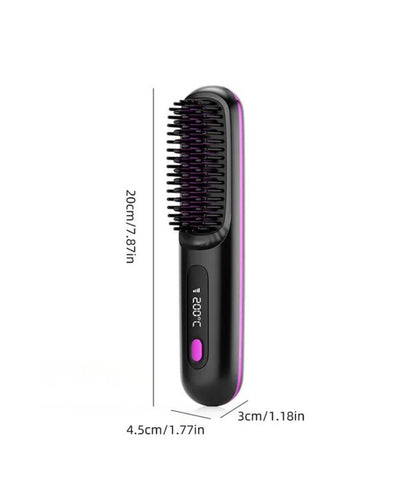 Cepillo Plancha Mini Cabello Portátil - Shopiahorra