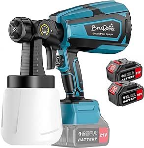 Pistola Pintura Inalambrica Doble Bateri - Shopiahorra