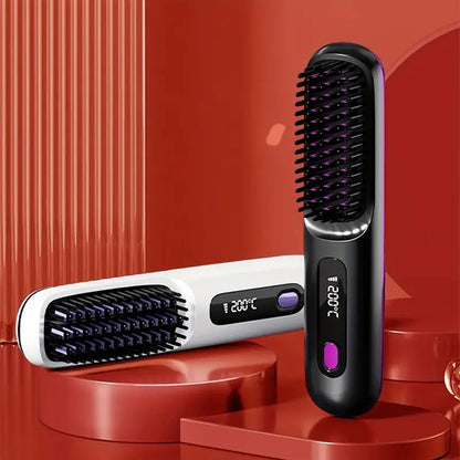 Cepillo Plancha Mini Cabello Portátil - Shopiahorra