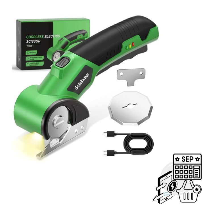 Cortador de cartón eléctrico inalámbrico 4V - Shopiahorra